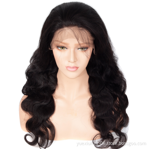 Natural Hair Lace Front Wig 150% Density Body Wave 13x4 Transparent Lace Frontal Human Hair Wig Vendors Wholesale Full Lace Wigs